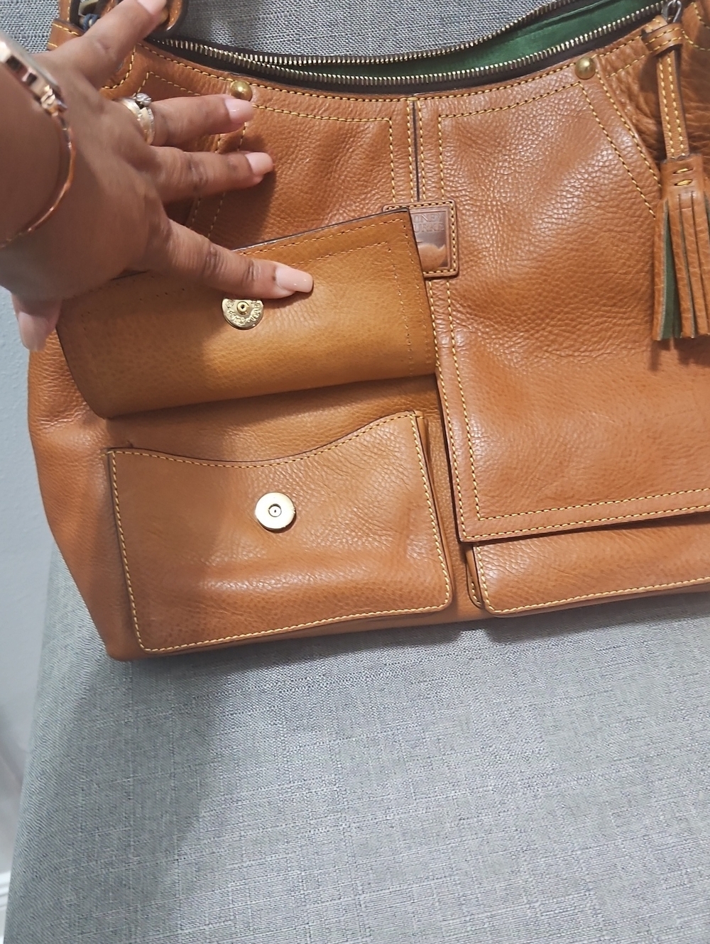Doonney & Bourke Kingston Hobo And Wallet - Picture 4 of 17